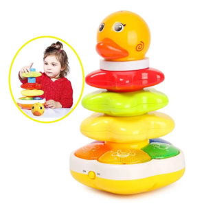 اسباب بازی نوزادی حلقه آموزشی موزیکال اردک LERNING FUN _اسباب بازی نوزادی